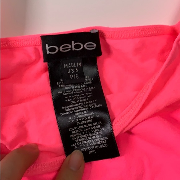 Hot pink Bebe top - Picture 2 of 2